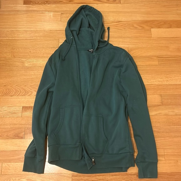 GEORGE Green Zipper Hoodie - Picture 1 of 7